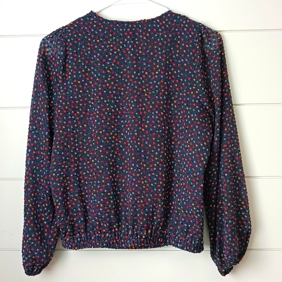 Madewell lyric sugar dot wrap top - Picture 7 of 8
